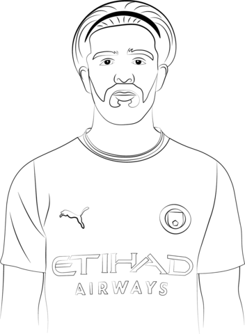 Jack Grealish Coloring Page